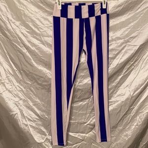 Lularoe blue and white leggings